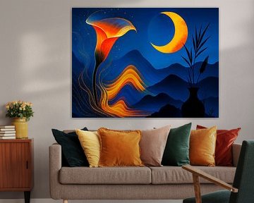 Moonflower of transformation - Silent art