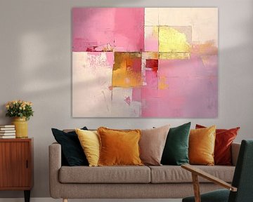Abstract Squares in Pastel