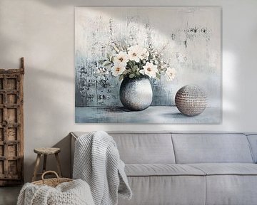 Painting flowers 47.6969 by ARTEO Paintings