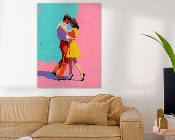 Dance Set | Danse joyeuse sous un ciel coloré sur Art Merveilleux