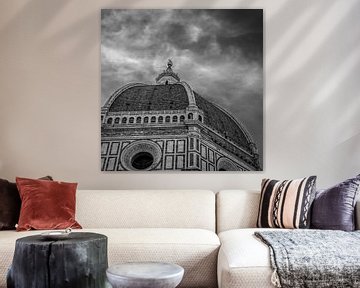 Italië in vierkant zwart wit, Florence by Teun Ruijters