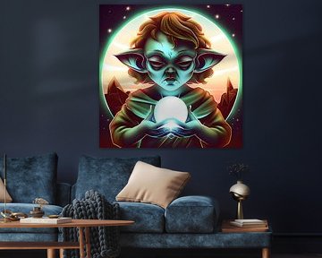 Kosmischer Elf von Vythryd Arts