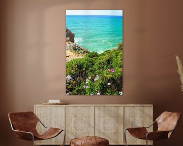 La liberté au bord de l'Atlantique  Le Fishermen's Trail - des falaises dorées, une mer d'un bleu profond et des étendues sans fin.