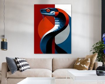 Snake - Stylish animal silhouette collection, by Ariadna de Raadt-Goldberg