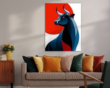 Ox -Stylish animal silhouette collection, by Ariadna de Raadt-Goldberg