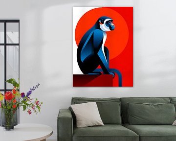 Monkey - Stylish animal silhouette collection, by Ariadna de Raadt-Goldberg