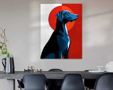 Hund - Stilvolle Tiersilhouetten-Kollektion, von Ariadna de Raadt-Goldberg