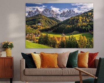 Villnößtal Tyrol du Sud sur Achim Thomae Photography