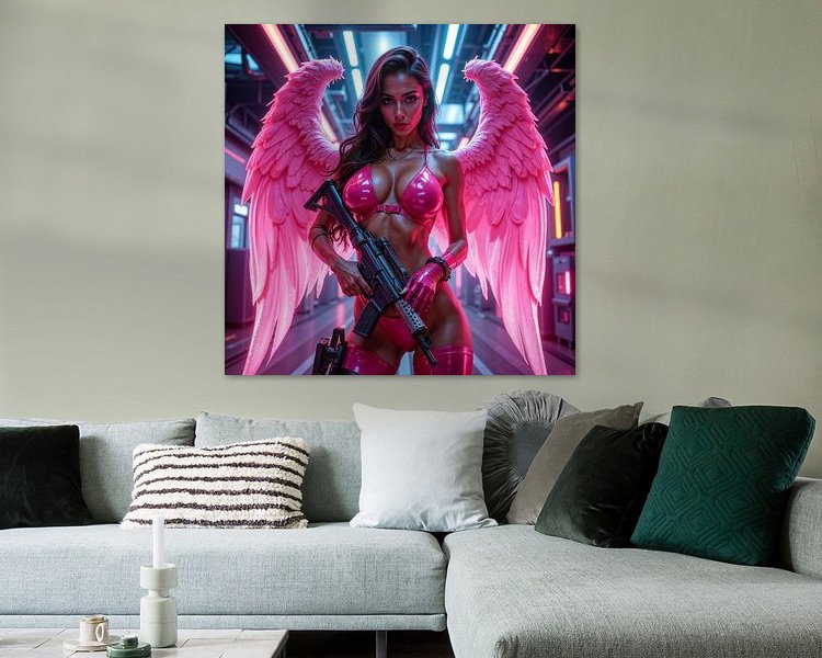 Example of the artwork in a room