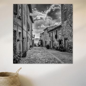 Italy in square black and white, Tuscany by Teun Ruijters