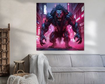 NEON TROLL : Le troll monstrueux dans la ville cyberpunk sur INFERAURUM