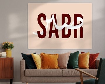 Sabr: Geduld in hedendaagse typografie