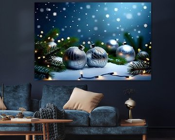 Feeënlichtjes in de poedersneeuw