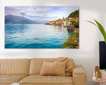 Bellagio panoramisch uitzicht in het Comomeer van Stefano Orazzini