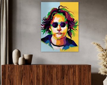 Musicien populaire dans le monde du pop art sur miru arts