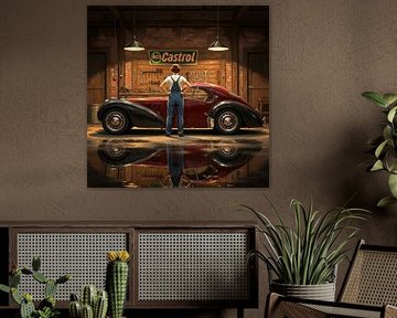 1938 Bugatti 57 C Atlantic dans Classic Garage sur Jan Keteleer