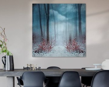 Mystical cloud forest in winter by Dirk Wüstenhagen