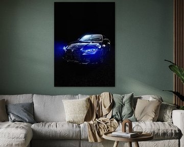 BMW Blue Gaze by John Dan