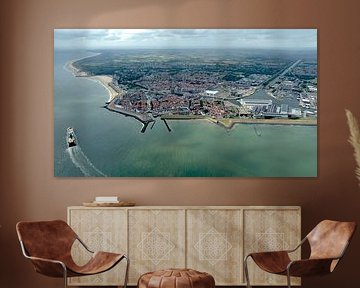 Flushing from Above - La porte de la mer et de la terre sur FlyingDutchCam