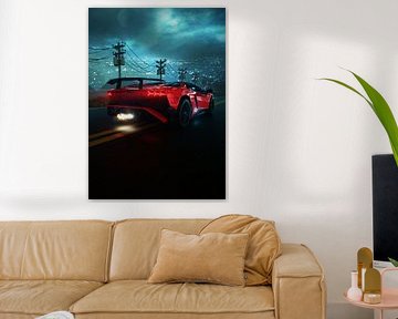 Redline Lamborghini by John Dan