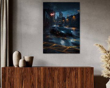 Lamborghini Night Drift by John Dan