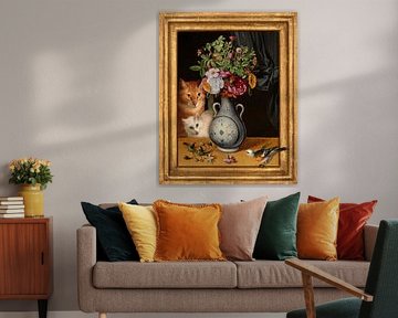 Birdwatching in a Still Life sur Marja van den Hurk