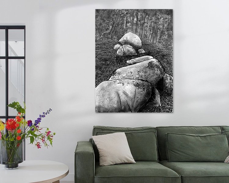 Example of the artwork in a room