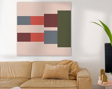 Bauhaus inspired modern abstract art by Dina Dankers