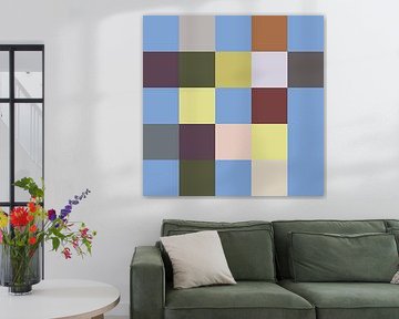 Bunte moderne abstrakte geometrische Kunst