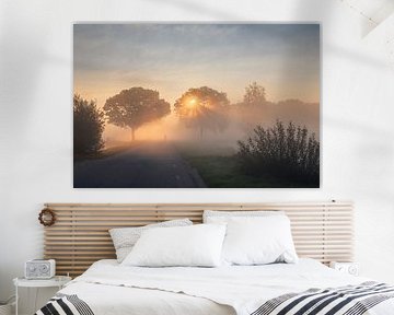 The lone cyclist by René Sluimer