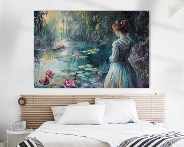 Waterlilies by ARTEO Paintings