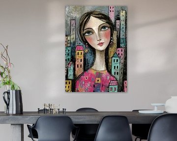 Amsterdam | City life with a smile by Abstract Painting