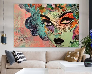 Vrouw met Ogen van ARTEO Schilderijen