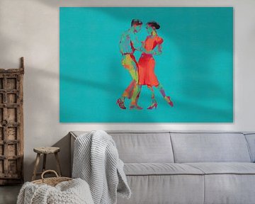 Les mouvements d'amour vibrants sur Art Merveilleux