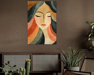 Serene Woman and Soft Colours by Zen and More
