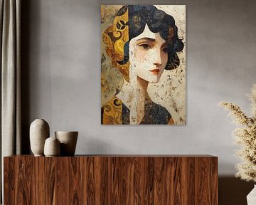 Femme aux cheveux d'or sur Caprices d'Art