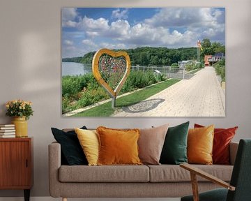 Diekseepromenade in Malente,Holsteinische Schweiz,Deutschland