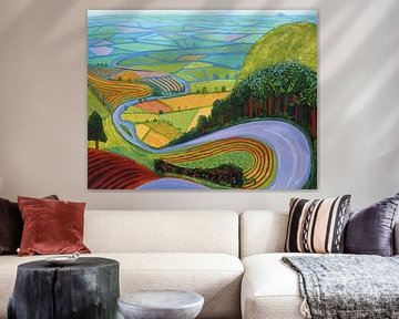 Garrowby Hill, 1998 van Lorraine Mooore