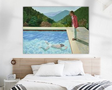 Portret van een kunstenaar, 1972 van Lorraine Mooore