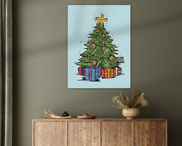 Groninger Weihnachtsbaum von Wiebke Keck