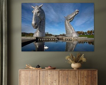 The Kelpies, The Helix, Falkirk, Schottland, UK