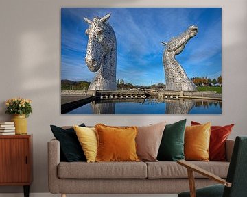 The Kelpies, The Helix, Falkirk, Scotland, UK by Arch White
