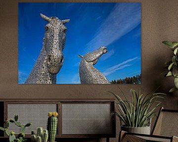 The Kelpies, The Helix, Falkirk, Schottland, UK