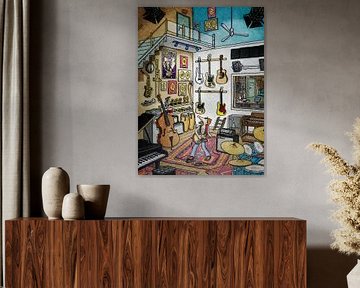 De wereldberoemde muzikant van Studio Zandman