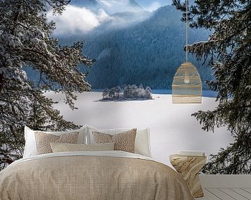 Garmisch-Partenkirchen: Uitzicht op de Eibsee