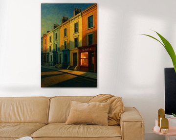 Le charme de Notting Hill - Soirée dorée dans les rues emblématiques de Londres sur Travel Shop