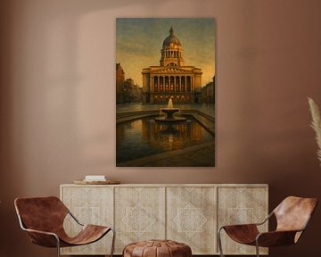 Nottingham bij zonsondergang - De stille polsslag van het avondlicht