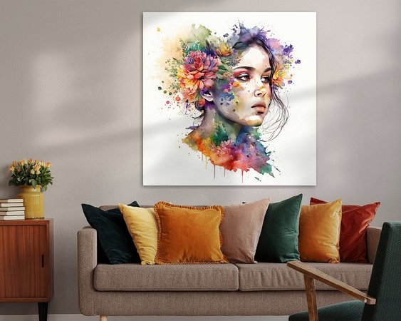 Example of the artwork in a room