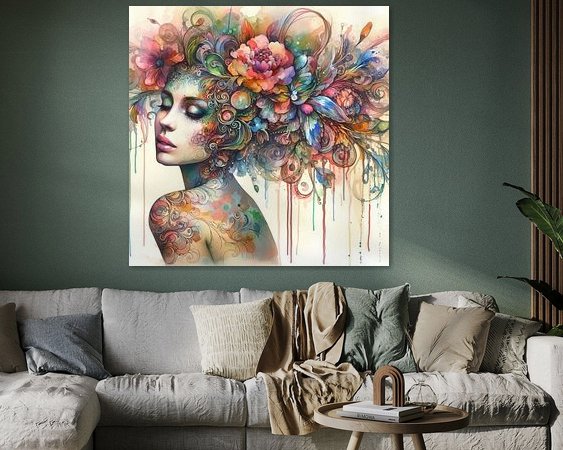 Example of the artwork in a room