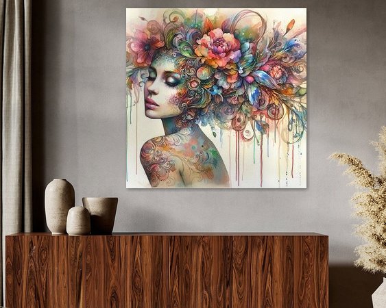 Example of the artwork in a room